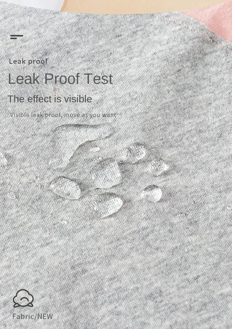 3PCS Cotton Menstrual Panties Leak Proof Breathable Sexys Panties Woman Women Girls Physiological Pants Women's Intimates M-XL.