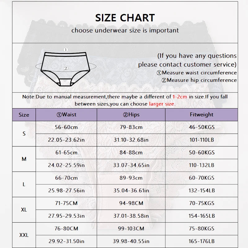 3PCS/Set Luxury Floral Embroidery Lace Panties Women Briefs Sexy Hollow Lingerie Female Underwear Ladies Breathable Underpants.