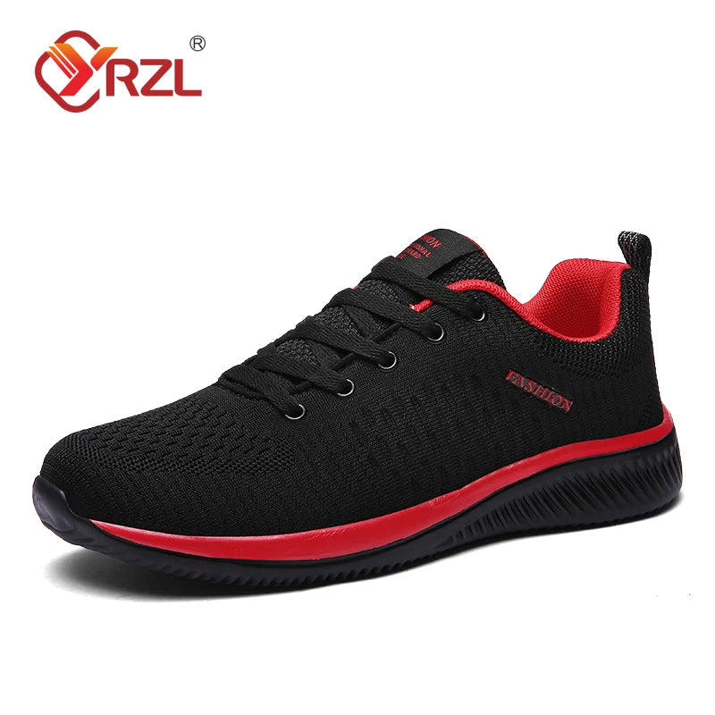 YRZL Sneakers Men Running Shoes Lightweight Sport Shoes Classical Mesh Breathable Casual Shoes Fashion Man Sneakers.
