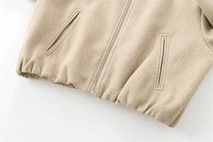 Jacken Herbst Damen 2025, neuer schicker lockerer Damenmantel, elegante Mode, Straße, warmer Jugendmantel