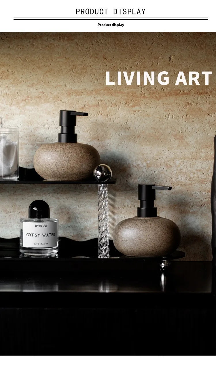 Nordic Keramik Lotion Flasche Squeeze Flasche Bad Seife Spender Shampoo Körper Lotion Conditioner Flasche Bad Zubehör