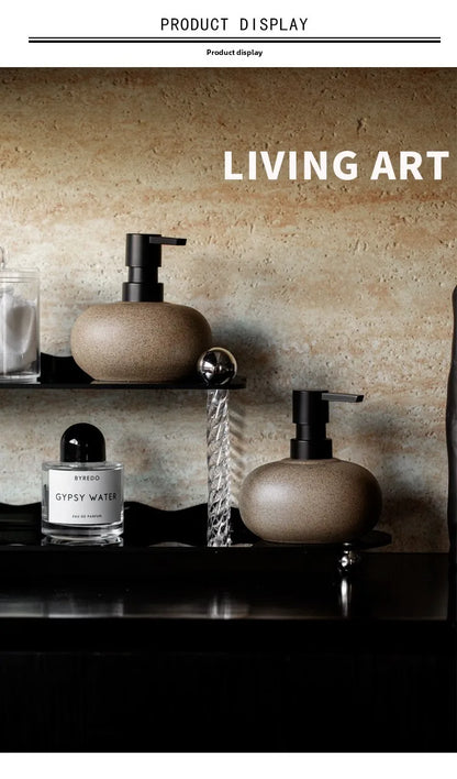 Nordic Keramik Lotion Flasche Squeeze Flasche Bad Seife Spender Shampoo Körper Lotion Conditioner Flasche Bad Zubehör