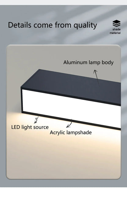 Wohnzimmer Lichter Küche Restaurant Lampen moderne LED-Deckenleuchte Nordic Balkon Veranda Schlafzimmer Eingang Licht Bürobeleuchtung.