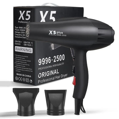 RESUXI X5 2500W High Power Hair Dryer Hair Salon Home Use Anion Electric Blow Dryer Fast Dry Hair Styling Ladies Blow Dryer