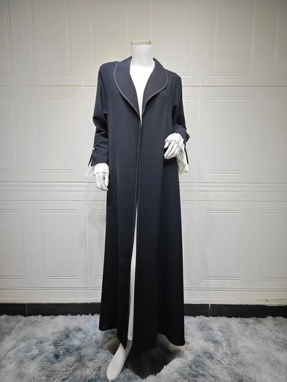 Eid Djellaba Ramadan Muslim Women Maxi Dress Dubai Open Abaya Kimono Cardigan Turkey Kaftan Kebaya Caftan Marocain Femme Robe
