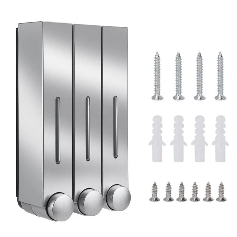 420ML Wand Badezimmer Flüssigseifenspender Waschlotion Händedesinfektionsmittel Kind Familie Hotel Küche Duschgel Spender