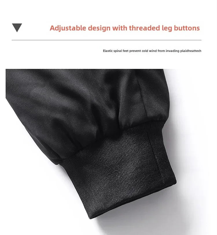 Men's Down Pants Autumn Winter New Solid Color Thickened Warm Outdoor Travel Adventure Harem Pants Men's Plus Size Casual Pants.