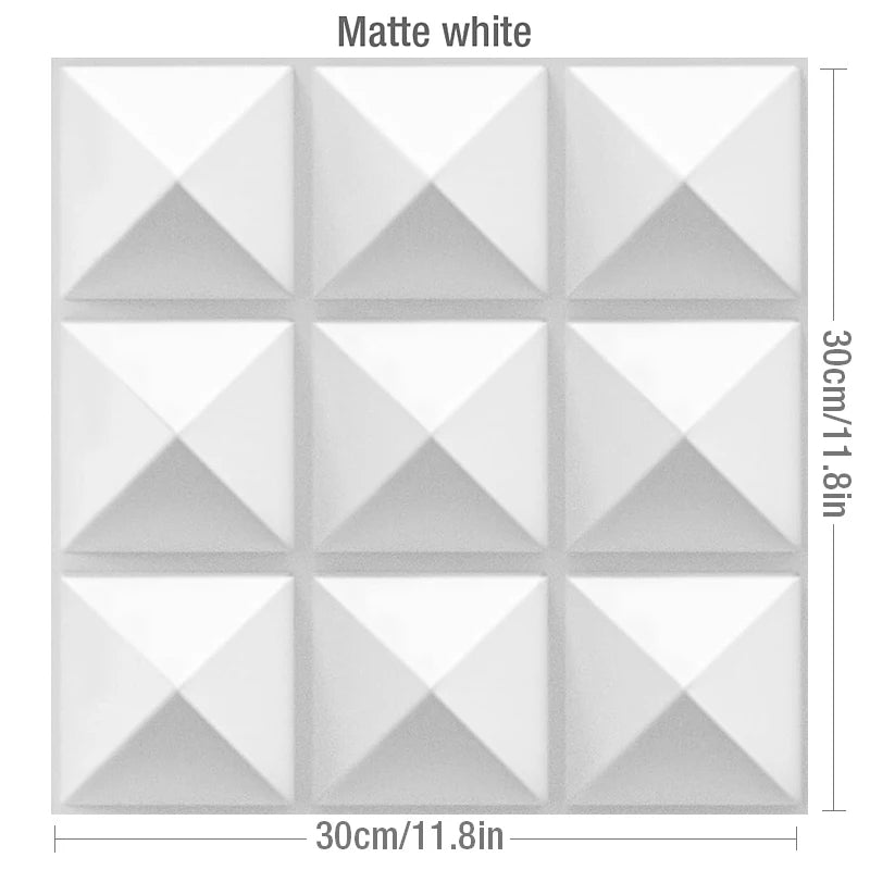 30x30cm Decorative 3D Wall Panel Diamond Stone Brick Living Room TV Background Decals Tile Mold 3D wall sticker bathroom kitchen