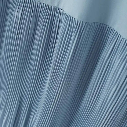 Zanzea lässig solide plissierte Kleid Frauen Sommer Kurzarm knielange Robe 2024 koreanische lose einfache Patchwork Vestido Overs ize