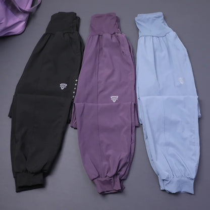 Damen-Fitness-Yogahose mit hoher Taille und Tasche, lockere Bündchen, Knöchel, Workout, Laufen, Training, Sport, Jogginghose, schnell trocknende Haremshose.