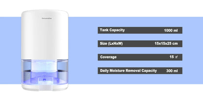 Electric Home Dehumidifier Multi-capacity For Damp, Condensation, Mould, Smells,Defrost Portable Quiet.