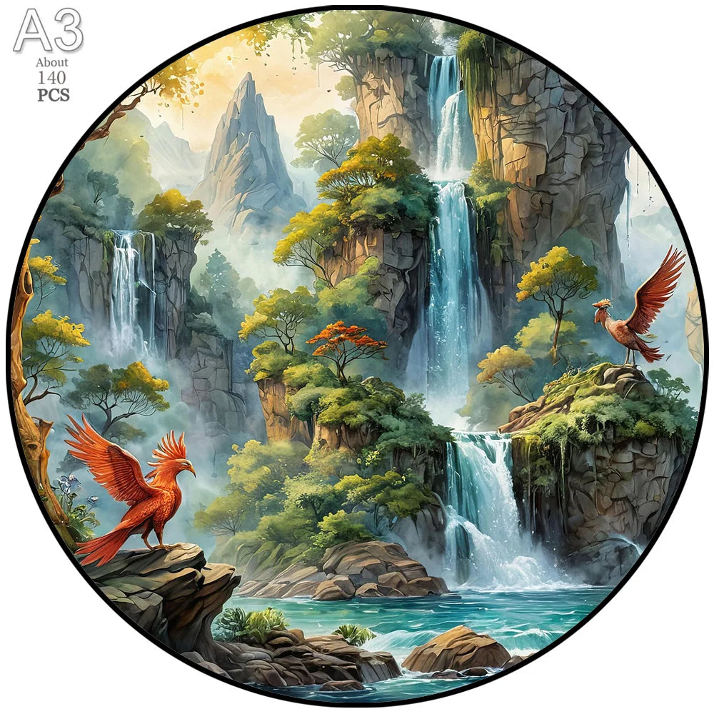 Unique Wooden Animal Jigsaw Puzzles Colorful Rabbit Cat Dog 3D Puzzle Gift Interactive Toy for Adults Kids Educational Jigsaws