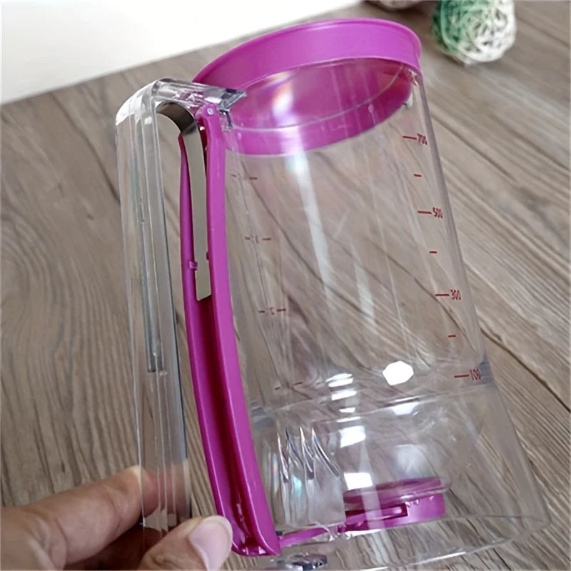 1 Pcs 900ml Batter Dispenser Hand-held Graduated Funnel Pastry Dough Dispensador For Pancake Cupcakes Cake.