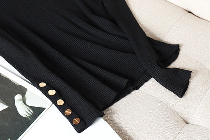 2025 weibliche Dünne Gestrickte Weiche Jumper Tops Herbst Winter Frauen Casual Pullover Pullover Taste Lange Hülse O-ansatz Chic Pullover.