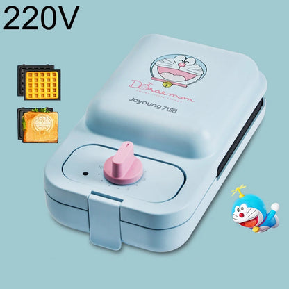 Cartoon Sandwich Machine Home Breakfast Waffle Maker Bread Machine Line Jiuyang Theme  Yellow Blue Timing Fried Eggs