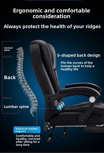 Drehbarer, anhebbarer mobiler E-Sport-Stuhl, bequemer Bürostuhl zum Liegen und Sitzen