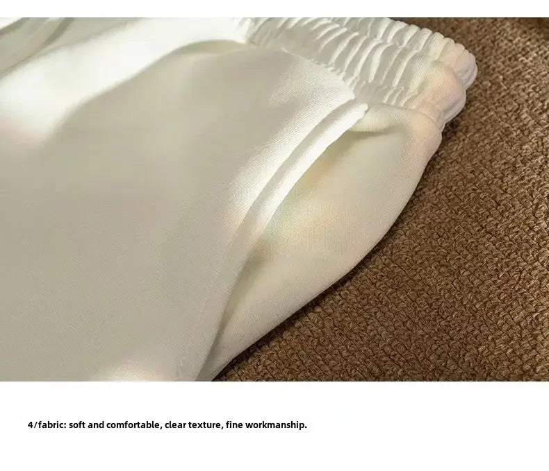 Sommer Casual männer Shorts Ins Trendy Marke Amerikanischen Stil Gespleißt Mittlere Taille Gerade Bein Lose Fit Breite Bein Minute Jogginghose.