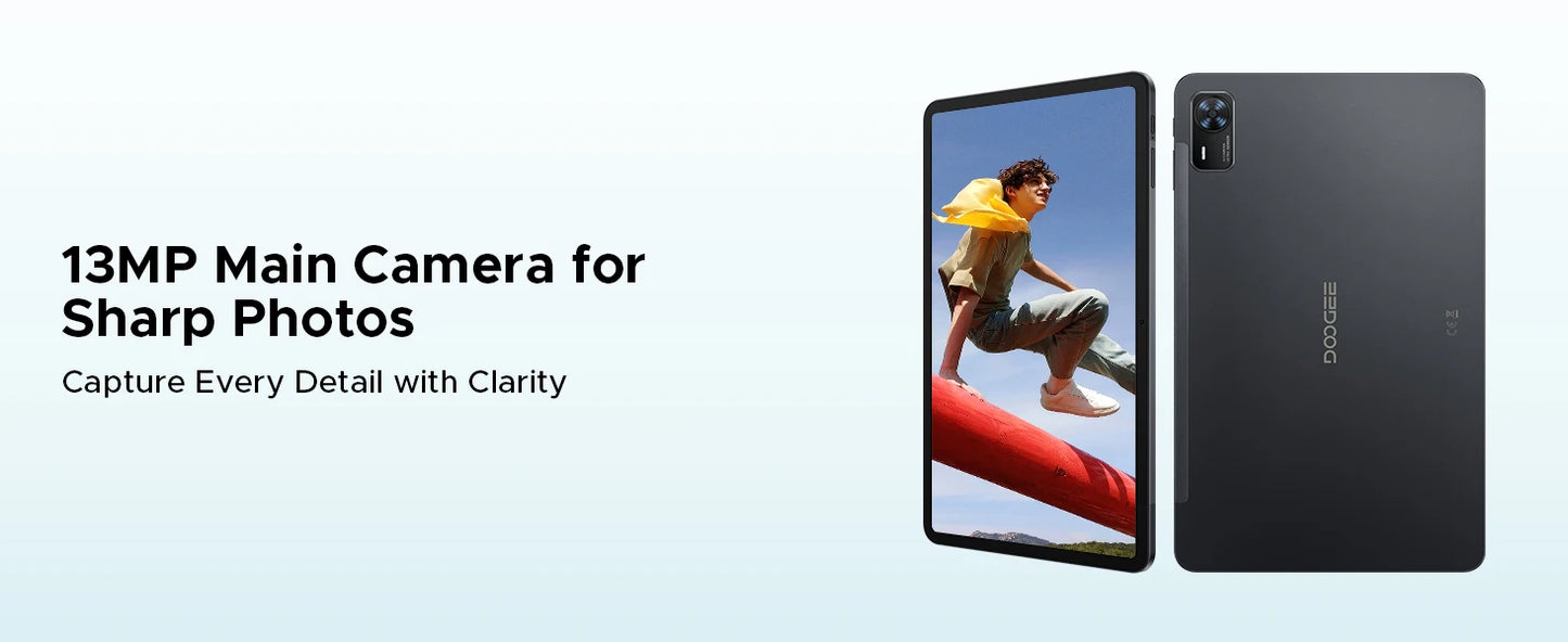 Doogee Tab E3+ 2 in 1 Tablet Pc Gemini Ai 12"" 2K Display Android 15 32Gb Ram(8+24) 256Gb Rom 8800Mah Battery Helio G100 Tabletpc