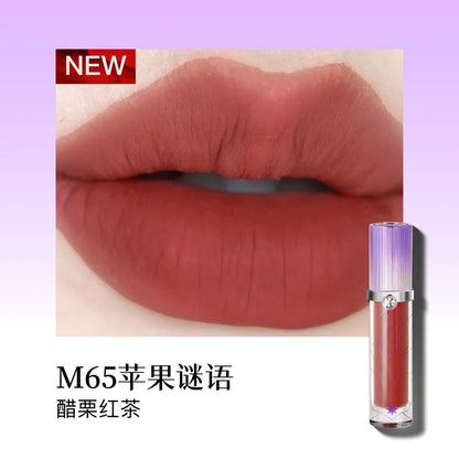 Girlcult Matte Nude Lipstick Velvet Cosmetic Long Lasting Waterproof Non-Stick Cup Lip Glaze Lip Makeup Gift for Girls and Women