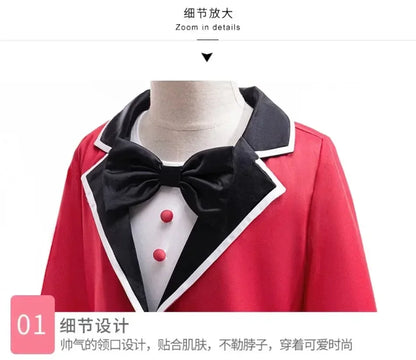 Mädchen Anime Cartoon Pomni Raghata Jax Caine Cosplay Kostüm erstaunliche digitale Zirkus Cosplay Clown Kind Overall Jungen Halloween Anzug