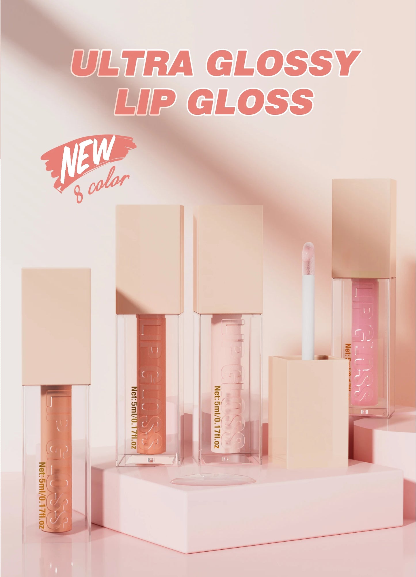 Liquid Lipstick Matte Finish Sexy Silky Lip Gloss Waterproof Kiss-proof Lasting Lip Glaze Lip Tint Cosmetics.