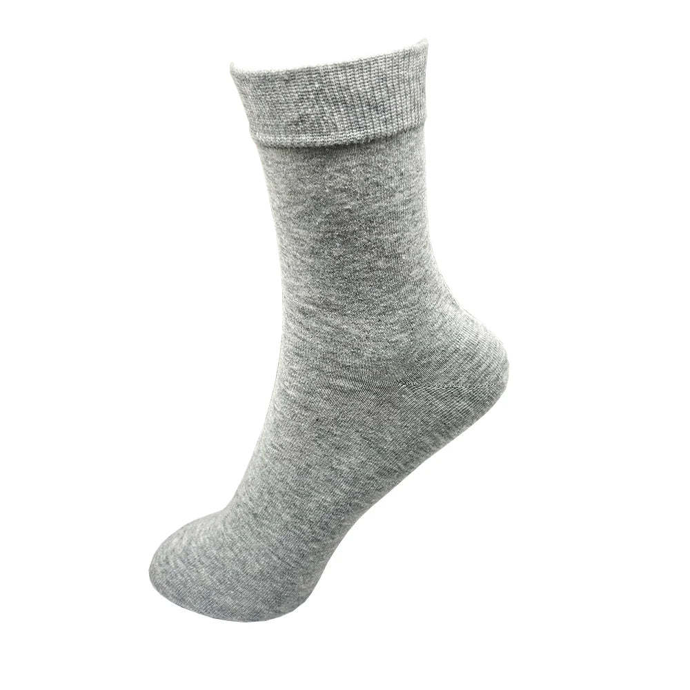 4 Pairs Men Cotton Dress Socks Pure Color High Quality Soft Breathable Black Business Casual Men Summer socks Large Size.