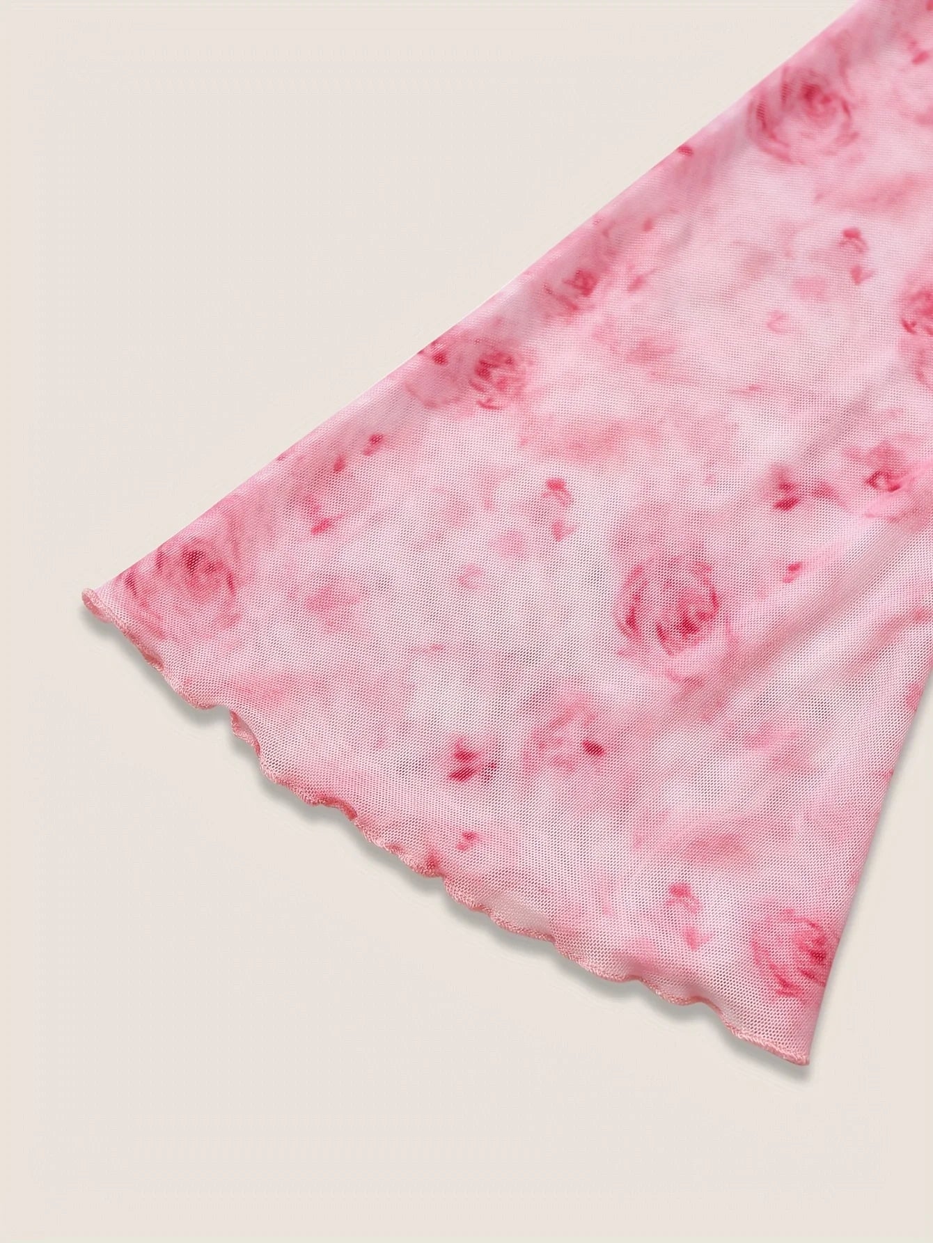 Summer Women's Y2k Floral Printed Sweet V-Neck T-shirts Mesh Beach Party Dress Top Flare Sleeve Square Collar Lace Up Shirt 2025.