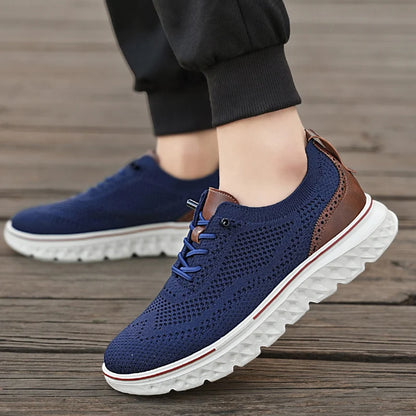 Men Sneakers Men Mesh Casual Shoes Fashion Lightweight Breathable Soft Soled Shoes Summer Outdoor Sports Fitness Large Size 48.