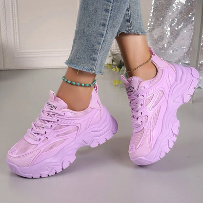 Women Sneakers 2024 New Fashion Chunky Sneakers Women Outdoor Tennis Platform Sports Shoes for Women Lightweight Designer Shoes.