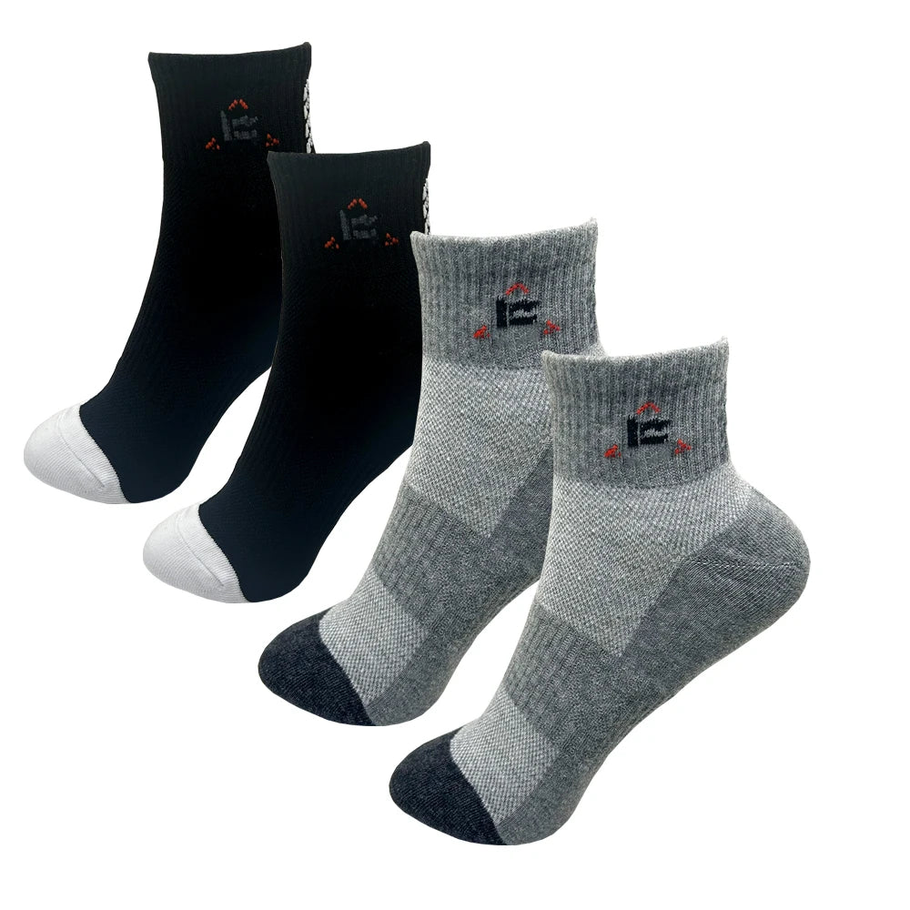 4 Pairs Men Cotton Dress Socks Pure Color High Quality Soft Breathable Black Business Casual Men Summer socks Large Size.