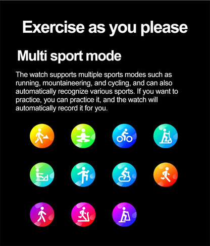 SmartWatch Voice Call Push reminder Physical examination Health Watch Blood Pressure UricAcid Blood Oxygen ECG Sport Smart watch