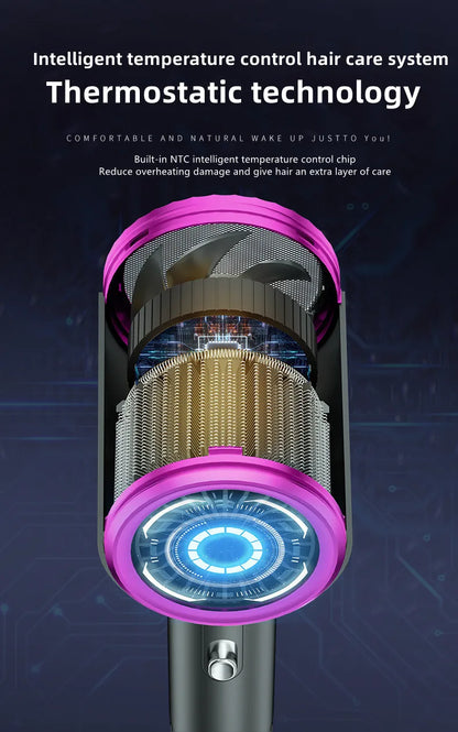 Hot Selling High-Speed Hair Dryer 2400W High-Power Silent Constant Temperature Hair Care Home Hair Salon Hammer Hair Dryer