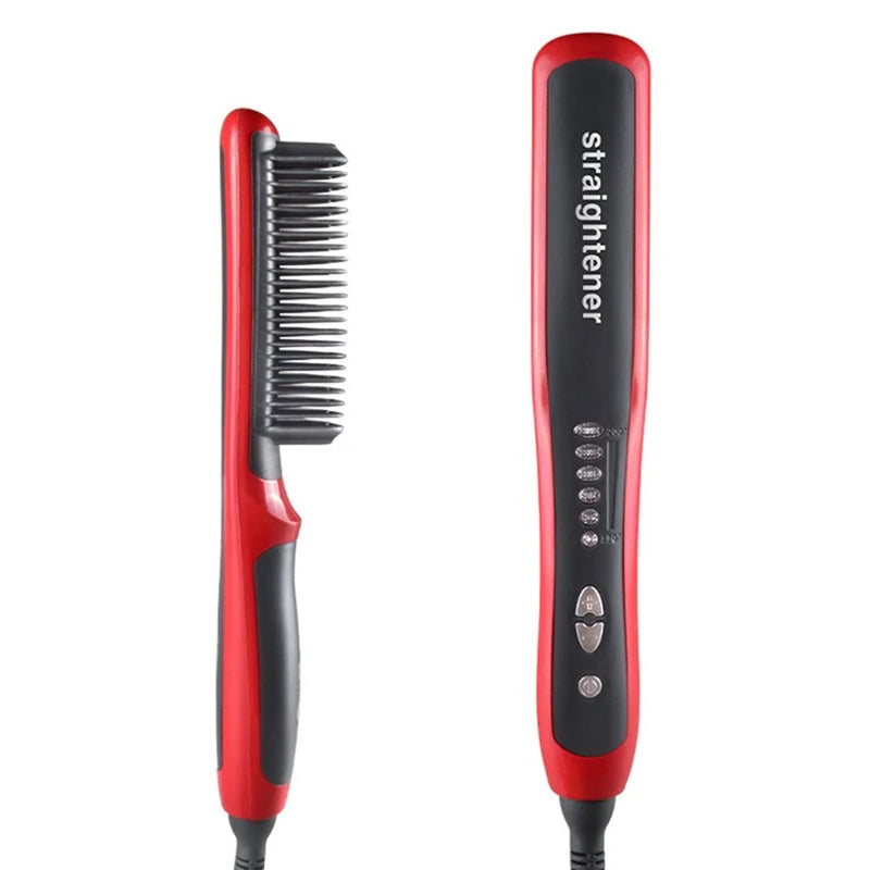 Salon Professional Negative Ion Straight Hair Comb Portable And Fast Heating Negative Ion Straight Hair Comb Styling Tool.