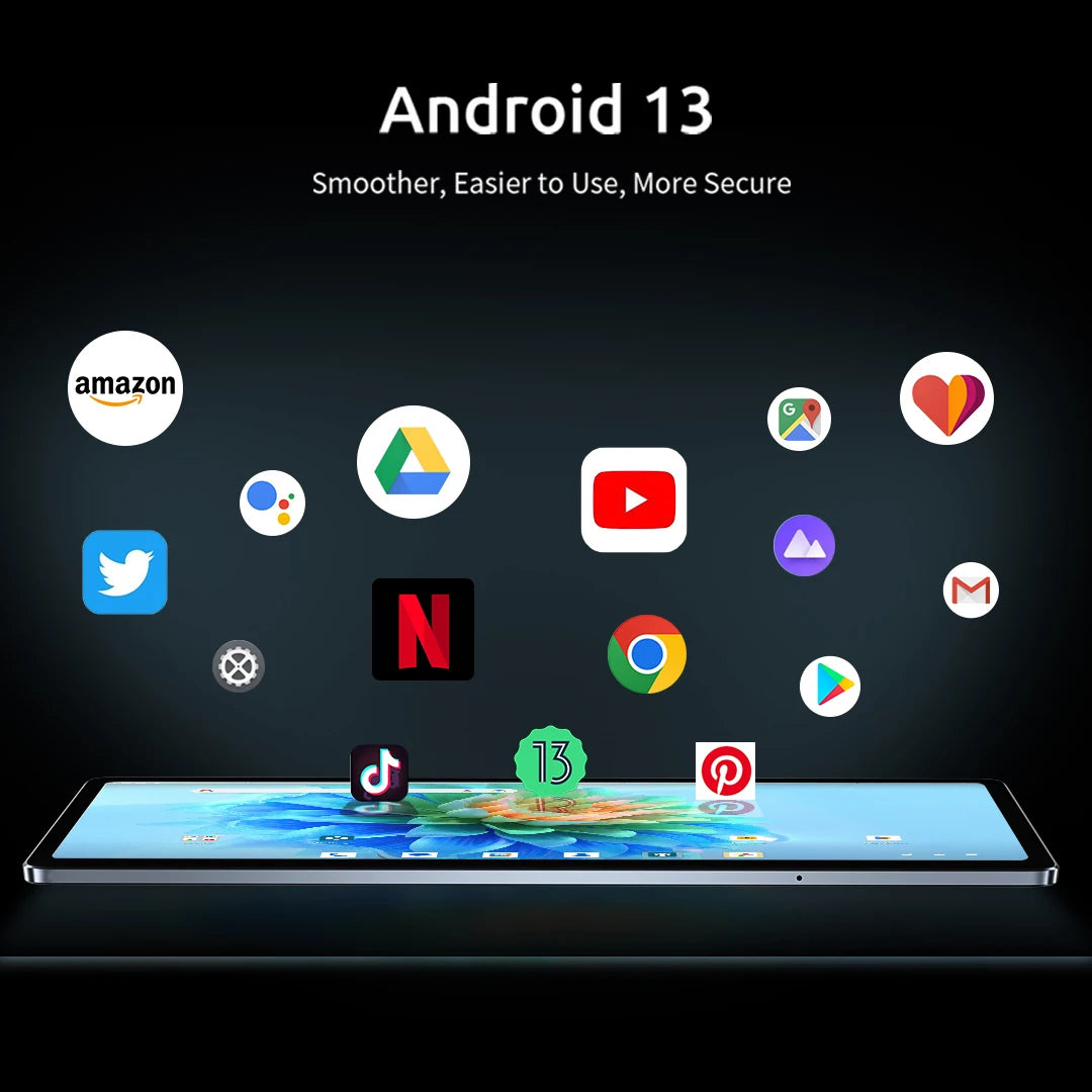 Bmax Maxpad I11Plus 10.4 Inch 16Gb(8Gb Ram+8Gb Expansion) 256Gb Rom Octa Core T606 Soc Android 13 Dual Wifi 4g Lte Tablet Sim.