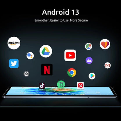 Bmax Maxpad I11Plus 10.4 Inch 16Gb(8Gb Ram+8Gb Expansion) 256Gb Rom Octa Core T606 Soc Android 13 Dual Wifi 4g Lte Tablet Sim.