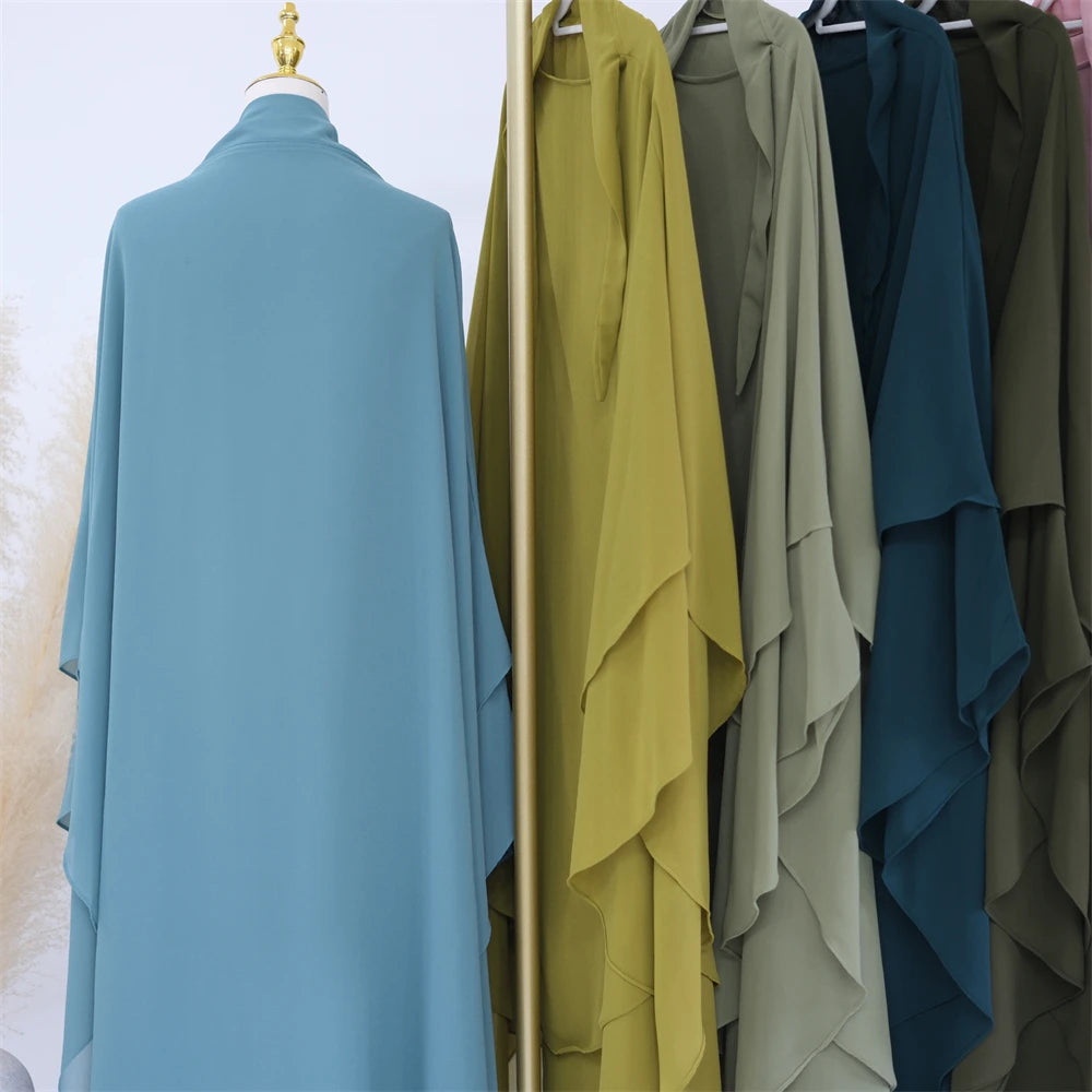 Ramadan Khimar Abaya Saudi Arabia Turkey Islam Muslim Hijab Dress Prayer Clothes Abayas For Women Kebaya Robe Femme Musulmane.