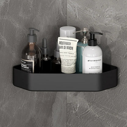 Bad Regal Küche Lagerung Organizer Aluminium Legierung Shampoo Rack Dusche Regal Bad Zubehör Kein Bohrer Regal