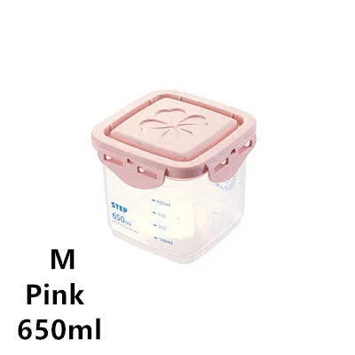 WBBOOMING Healthy Plastic Box Food Storage Box Storage Tank Airtight Plastic Containers Sealed Cans For Coarse Cereals Grains
