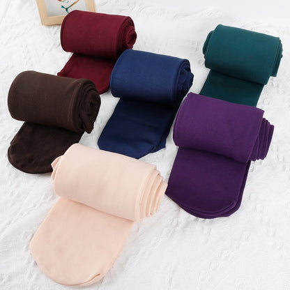 Winter Warm Women's Leggings Thermal Pants Polar Pantyhose Sock Lined Pants Velvet Tights Skin Effect High Waist Wool Leggings