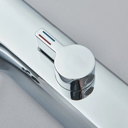 Touchless Sensor Basin Faucet Smart Digital Display Bathroom Sink Faucet Grey Sense Hot Cold Water Mixer Tap Battery Power