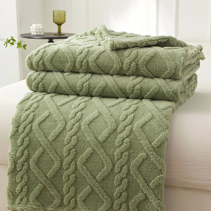 New Winter Blanket Home Warm Sherpa Soft Sofa Cover Throw Newborn Wrap Kids Bedspread Travel Textile Fleece Thick Warm Blanket.