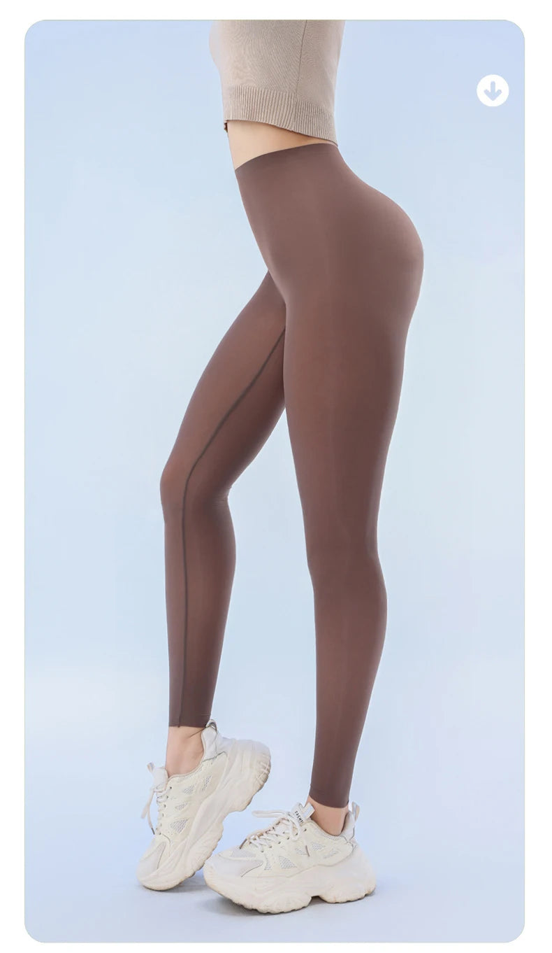 BIVIGAOS Summer Ultra-Thin Skin Sunscreen Leggings Women High Elastic Transparent Facial Mask Underwear Tight Sexy Sport Legging.