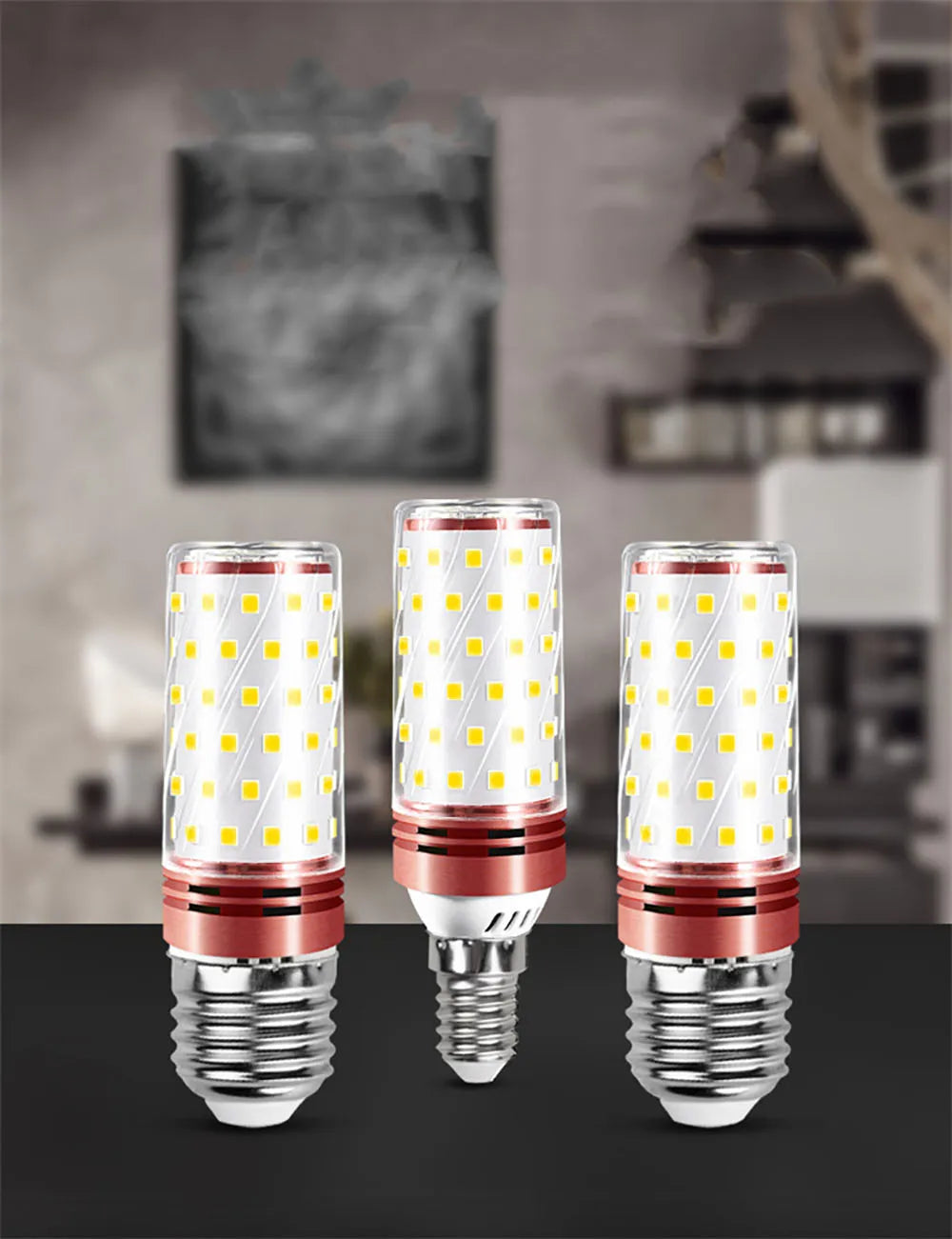 10PCS Corn Bulb Tube AC85-265V E27 E14 Screw 3/6/9/12/15W Easy To Assemble And Disassemble Suitable For Room Lighting.