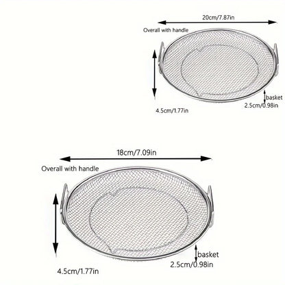tainless Steel Filter Tray,Reusable Round Mesh Basket,Frying Grilling,Kitchen Strainer,Fruit vegetable water filter basket.