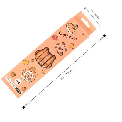 12 Teile/satz Capybara Schreiben Bleistift Cartoon HB Holz Bleistift Zeichnung Schreibwaren für Kinder Student Schule Liefert.