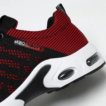 2025 New Men Sneakers Breathable Lace-Up Running Shoes Men Outdoor Walking Shoe Mesh Flying Woven Anti Slip Sports Shoes for Men.