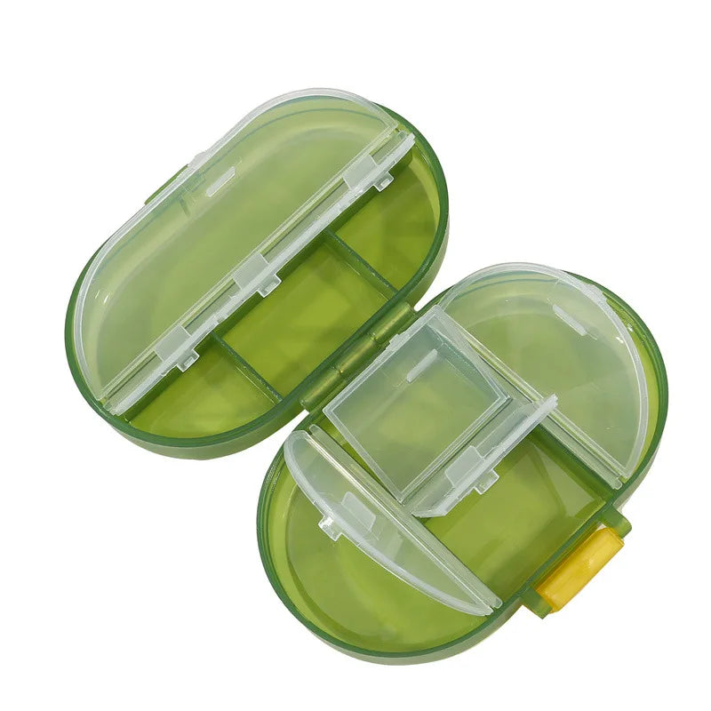 Weekly 6/7/8/10/21 Grids Pill Box Medicine Organizer Black Plastic Storage Box Container Portable Pill Case