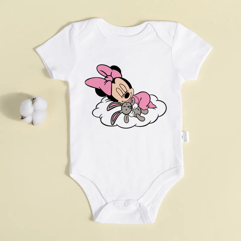 Baby Donald und Daisy Babykleidung Baumwolle Neugeborene Bodys Twin Junge Mädchen Onesie Sommer Overall