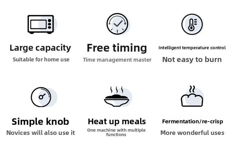 Einschichtiger Pizzaofen, Knopftyp, Elektroofen