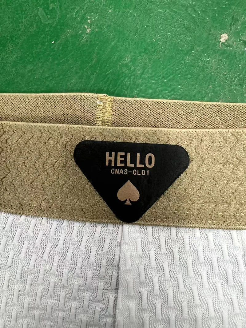 4 Stück Herren-Boxershorts, Eisseide, Unterwäsche, Unterhose, kühl, atmungsaktiv, sexy, schlankes Höschen, Netz-Dessous